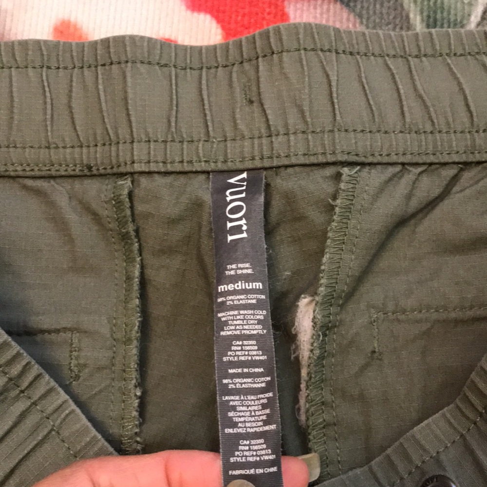 🐬VUORI Ripstop Dark Olive Green Pants - Picture 5 of 8